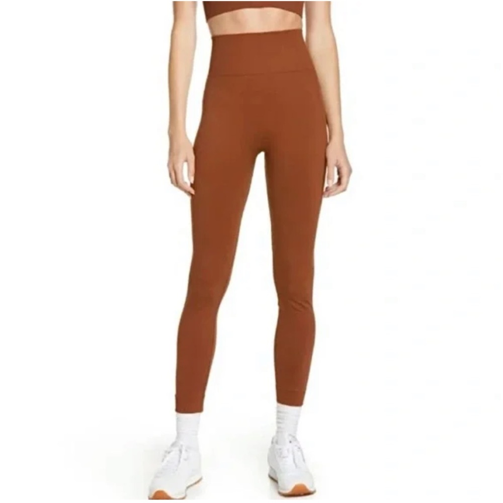 WEWOREWHAT Seamless High Waist Leggings Brunette Brown Size Small